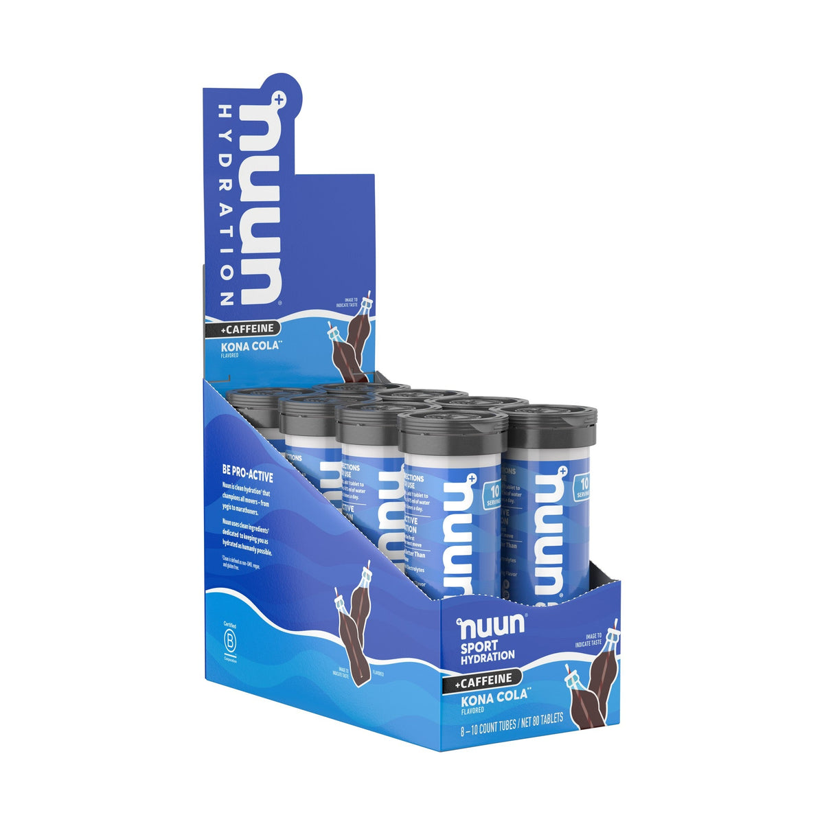 Nuun Sport Tabletas De Electrolitos Con Cafeína 8 Tubos