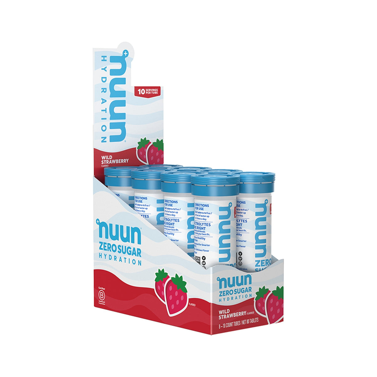 Nuun Tabletas De Electrolitos Sin Azúcar 8 Tubos