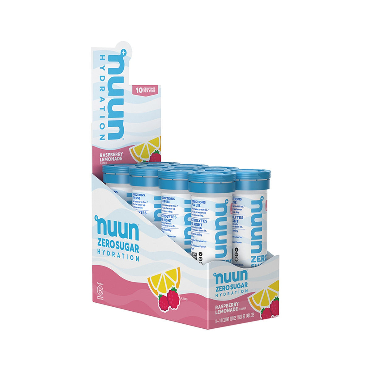 Nuun Tabletas De Electrolitos Sin Azúcar 8 Tubos