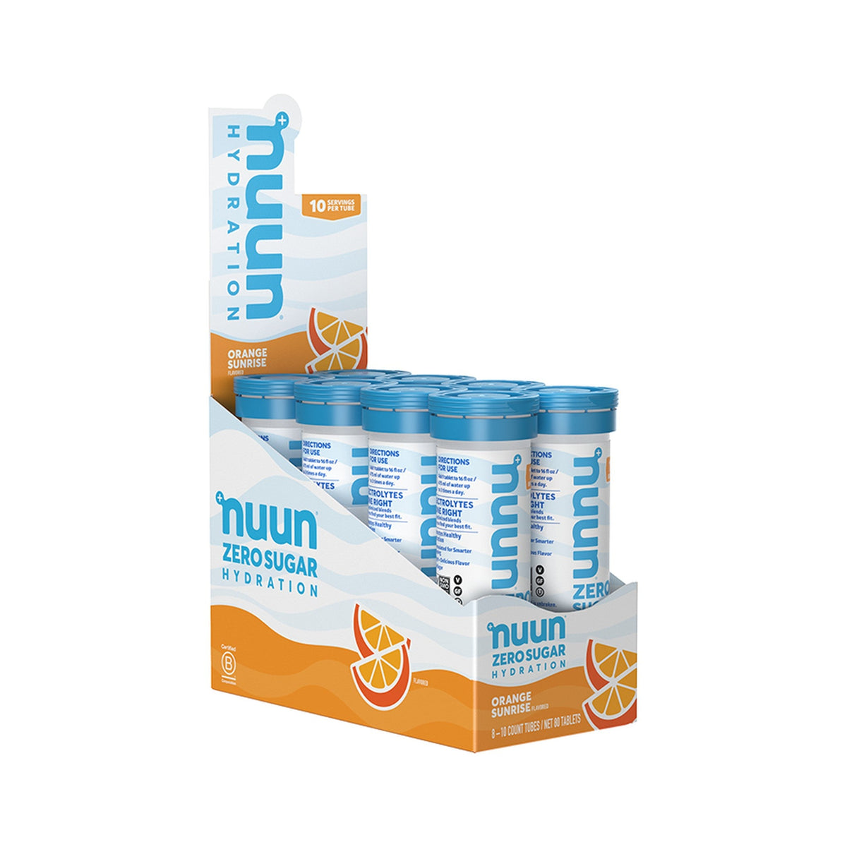 Nuun Tabletas De Electrolitos Sin Azúcar 8 Tubos