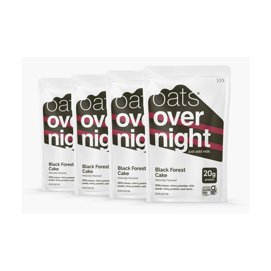 Oats Overnight Avena con Proteína Pastel Selva Negra