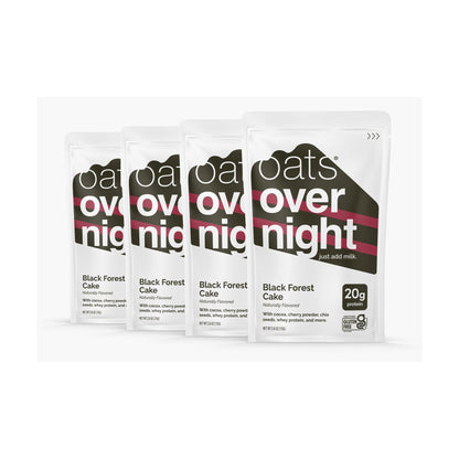 Oats Overnight Avena con Proteína Pastel Selva Negra