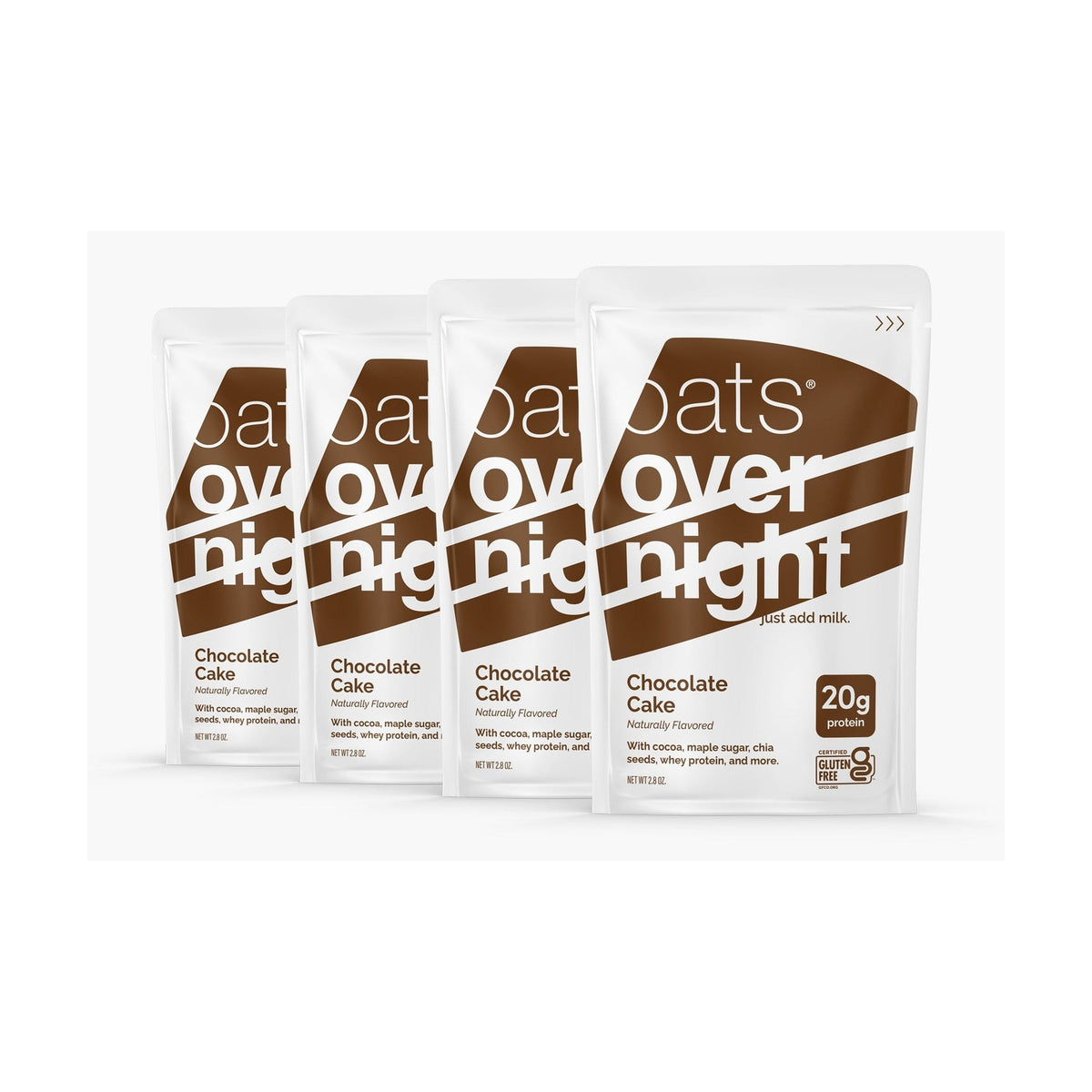Oats Overnight Avena con Proteína Pastel de Chocolate