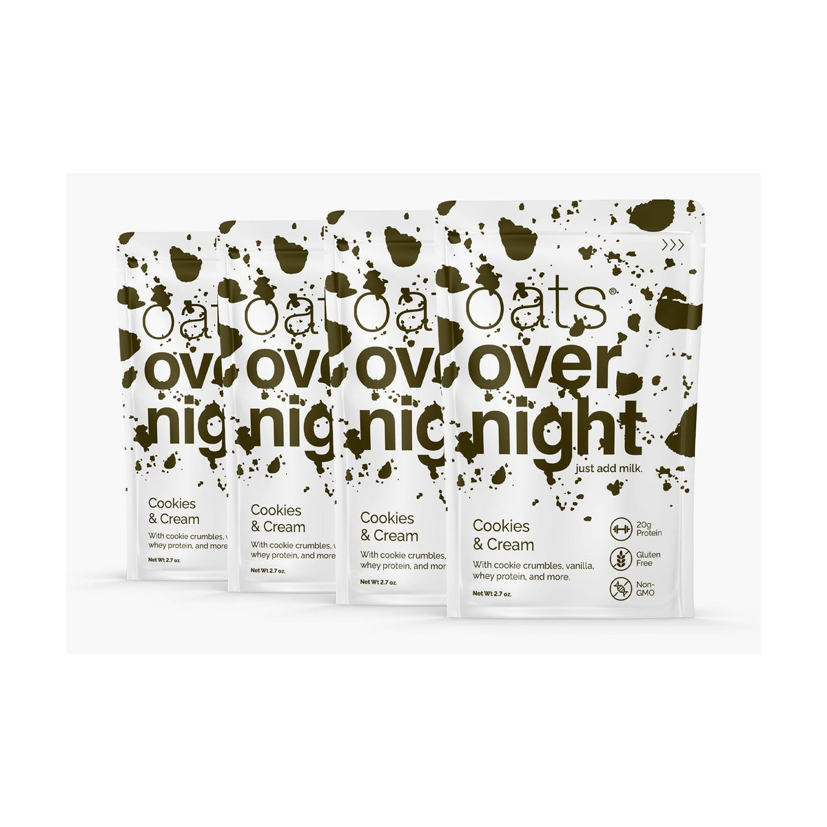 Oats Overnight Avena con Proteína Cookies & Cream