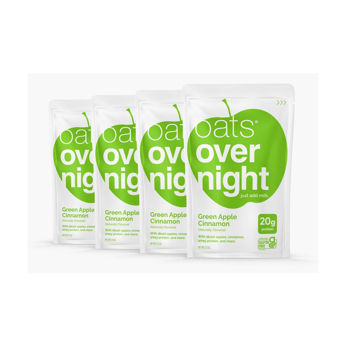 Oats Overnight Avena con Proteína Manzana Verde y Canela