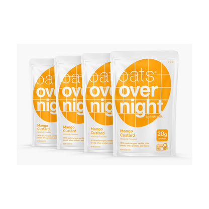 Oats Overnight Avena con Proteína Natilla de Mango