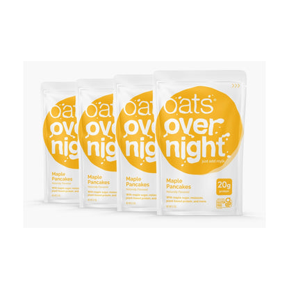 Oats Overnight Avena con Proteína Hot Cakes con Maple