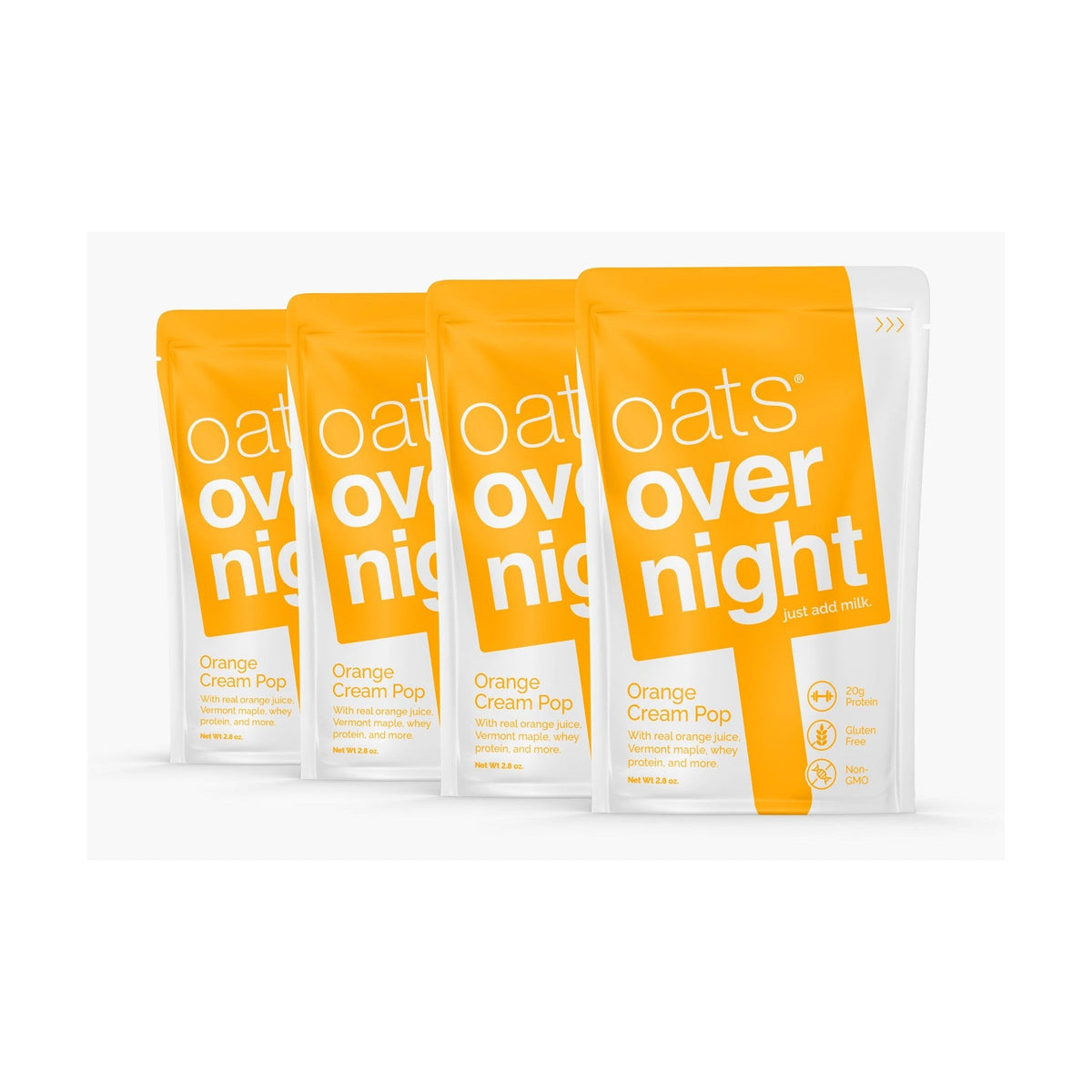 Oats Overnight Avena con Proteína Paleta de Naranja con Crema