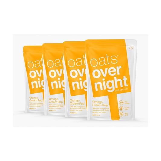Oats Overnight Avena con Proteína Paleta de Naranja con Crema