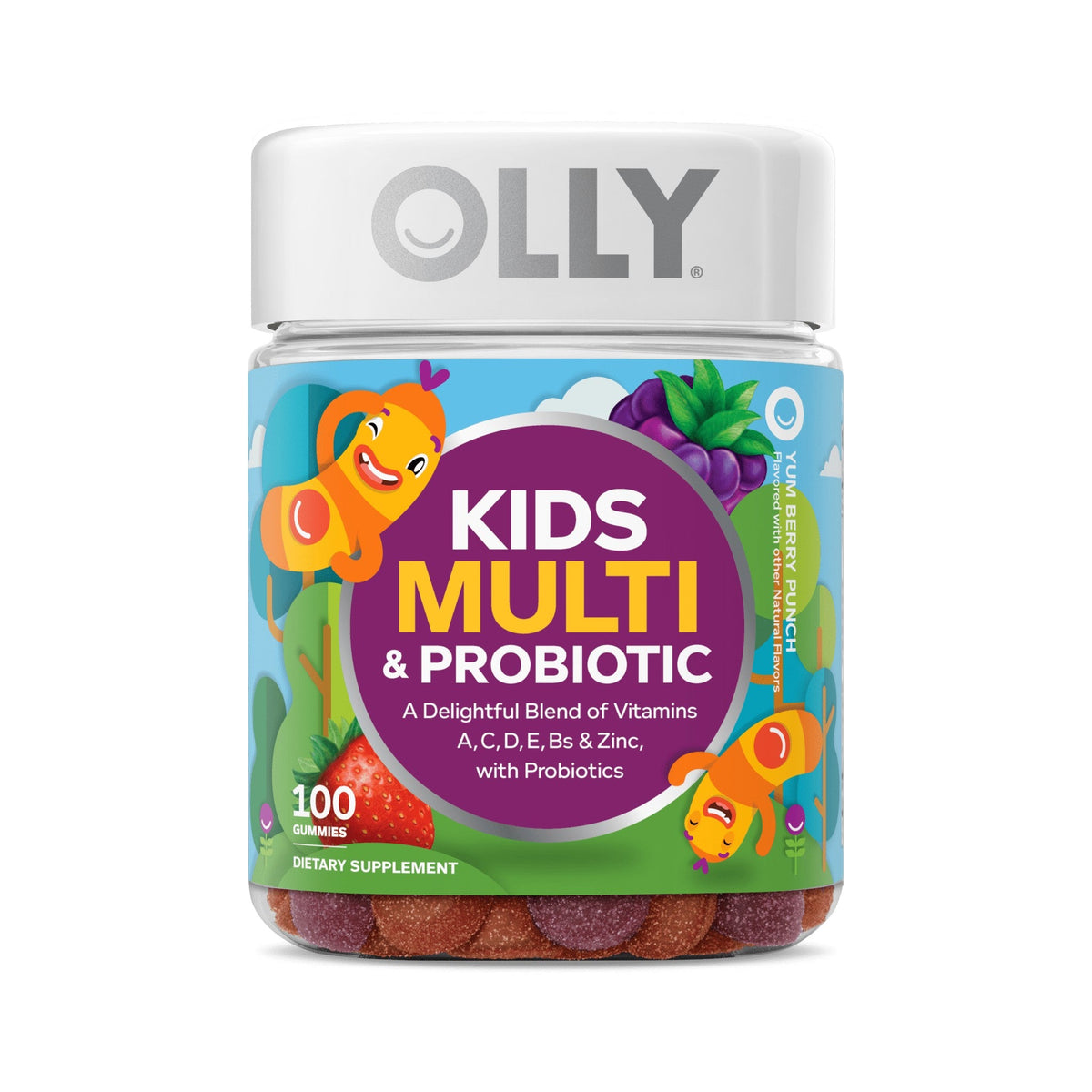 OLLY Kids Multivitamínico Con Probiótico Gomitas