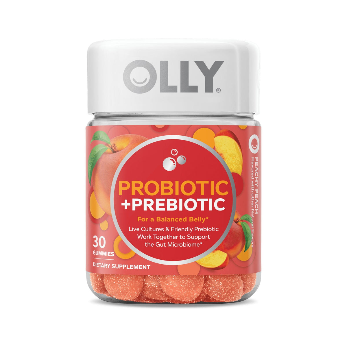 OLLY Probiótico Con Prebiótico