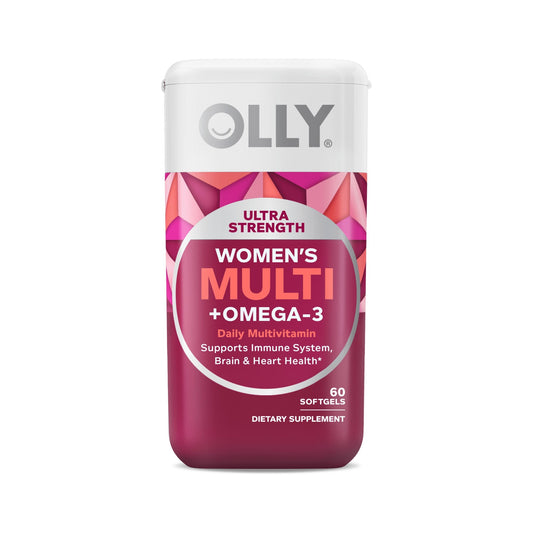 OLLY Ultra Strength Multivitamínico Mujer Con Omega-3