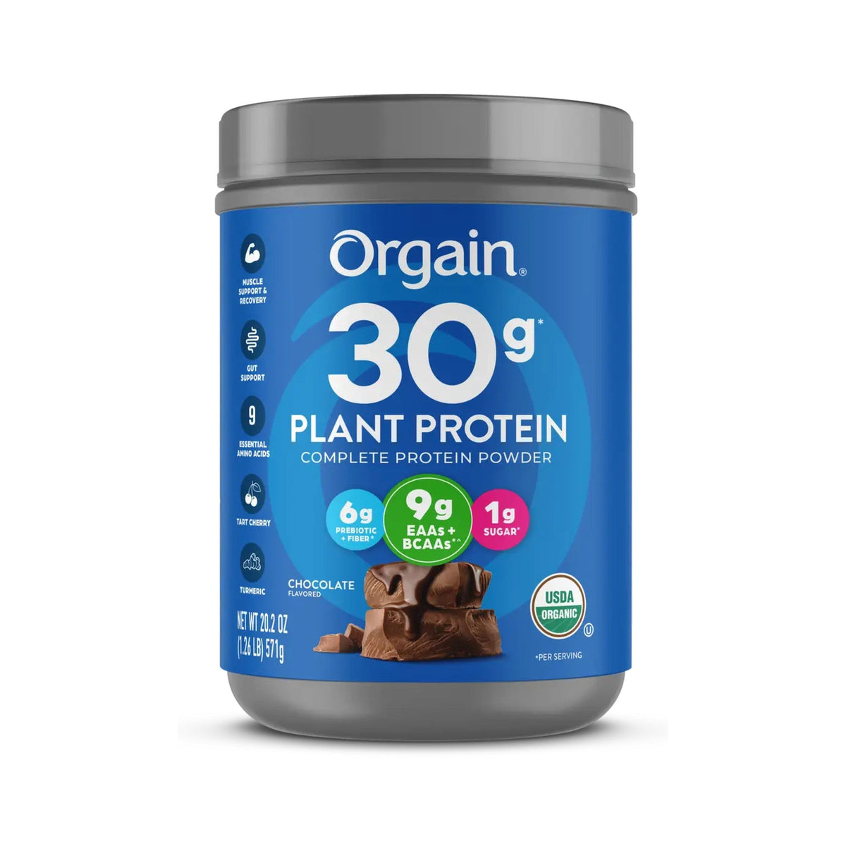 Orgain Proteína Vegetal En Polvo 30 g Chocolate