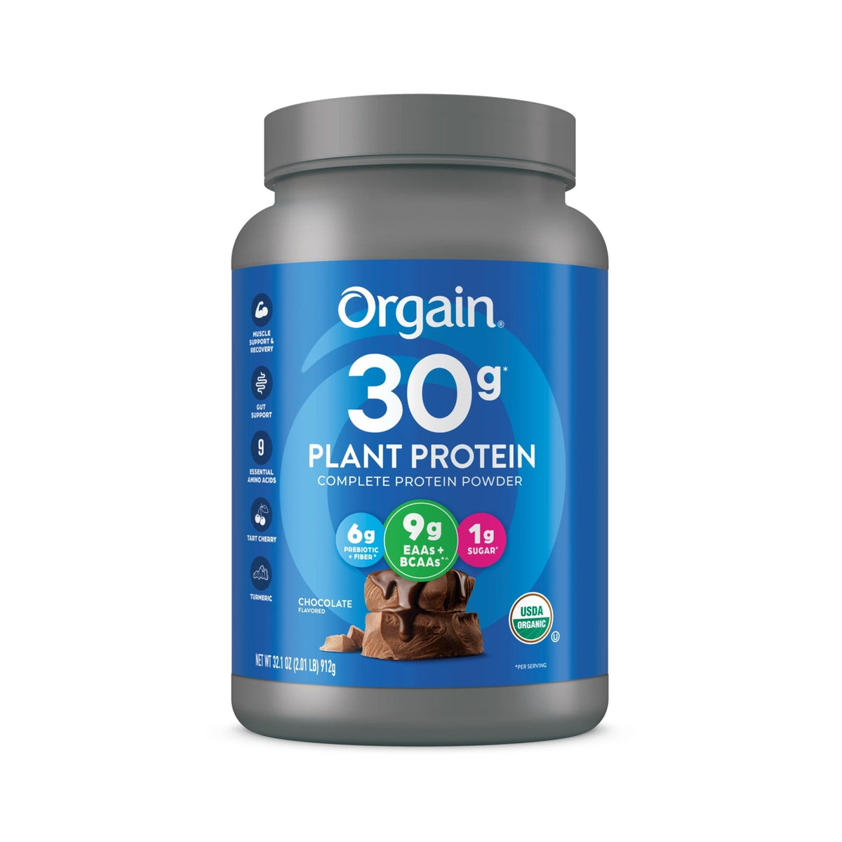 Orgain Proteína Vegetal En Polvo 30 g Chocolate
