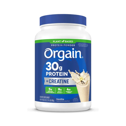Orgain Proteína 30 g Con Creatina En Polvo Vainilla