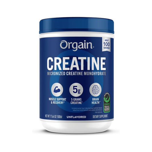 Orgain Creatina Monohidratada En Polvo