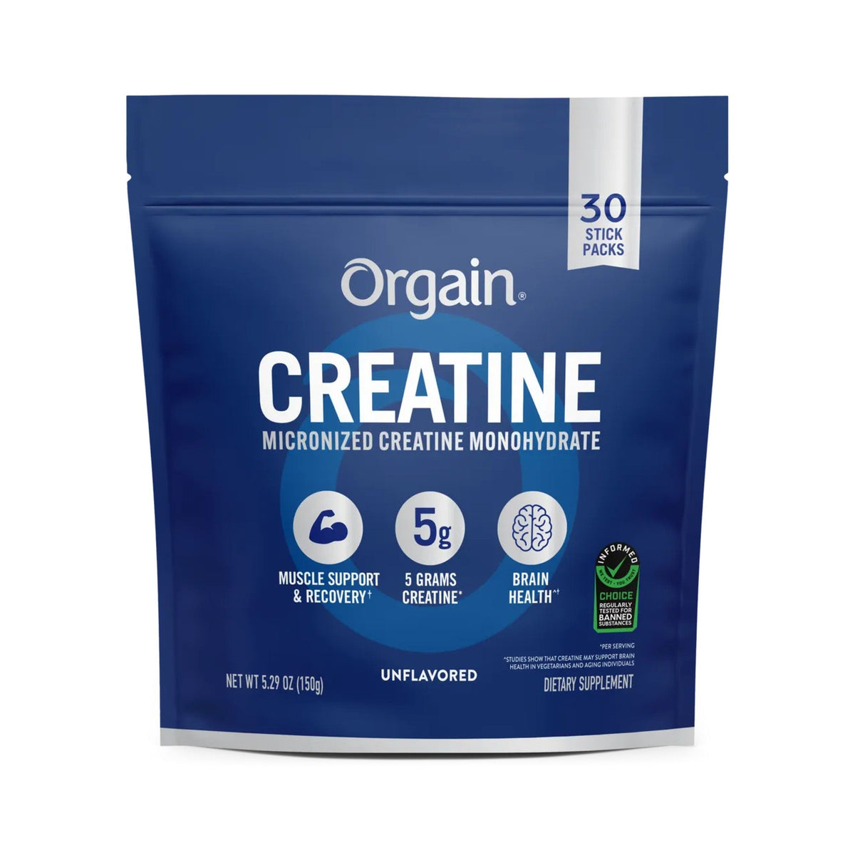 Orgain Creatina En Sobres Individuales