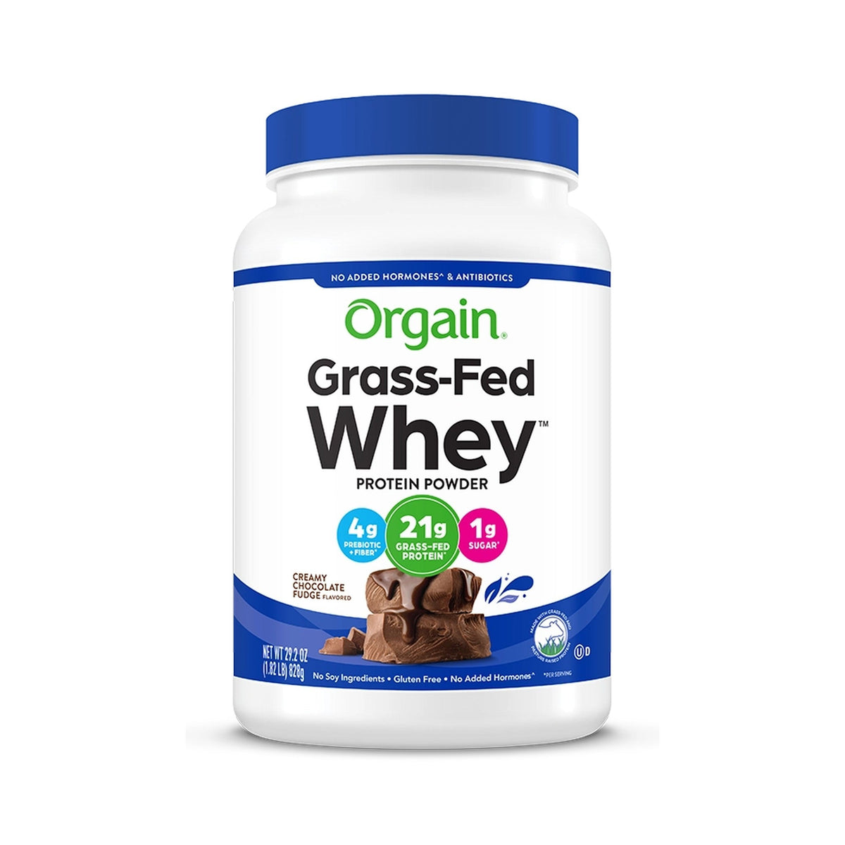 Orgain Proteína Whey De Pastoreo Chocolate Fudge