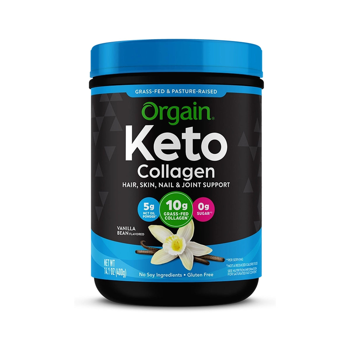 Orgain Proteína De Colágeno Keto En Polvo Vainilla
