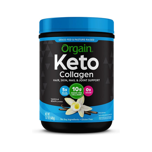 Orgain Proteína De Colágeno Keto En Polvo Vainilla