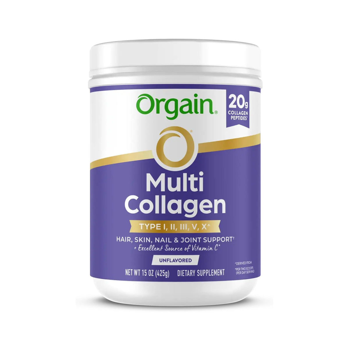 Orgain Multi Colágeno Péptidos En Polvo