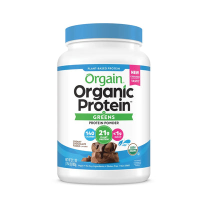 Orgain Proteína Vegetal Orgánica Con Greens En Polvo