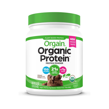 Orgain Proteína Vegetal Orgánica En Polvo Chocolate Fudge