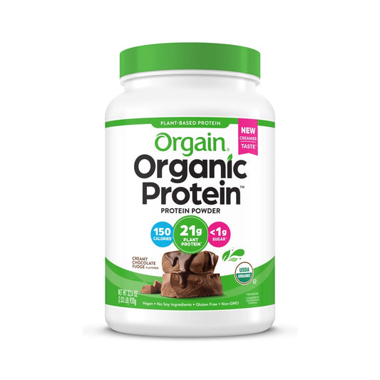 Orgain Proteína Vegetal Orgánica En Polvo Chocolate Fudge