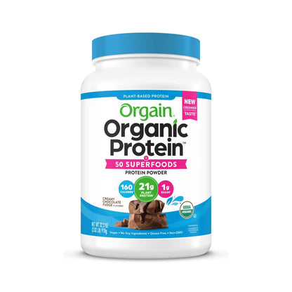Orgain Proteína Vegetal Orgánica Con Superalimentos En Polvo