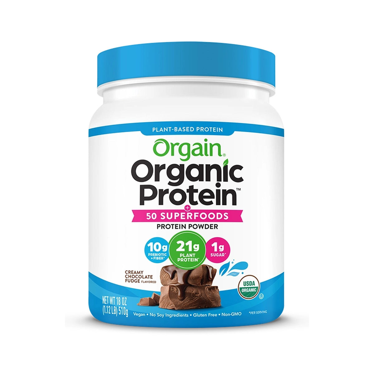 Orgain Proteína Vegetal Orgánica Con Superalimentos En Polvo