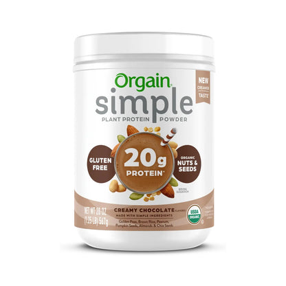 Orgain Simple Proteína Vegetal Orgánica Chocolate