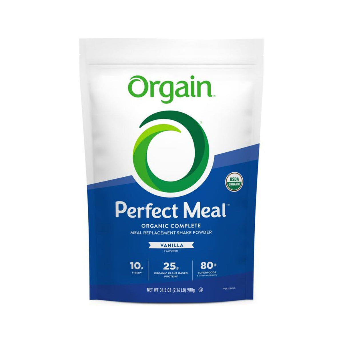 Orgain Perfect Meal Sustituto De Comida En Polvo Vainilla