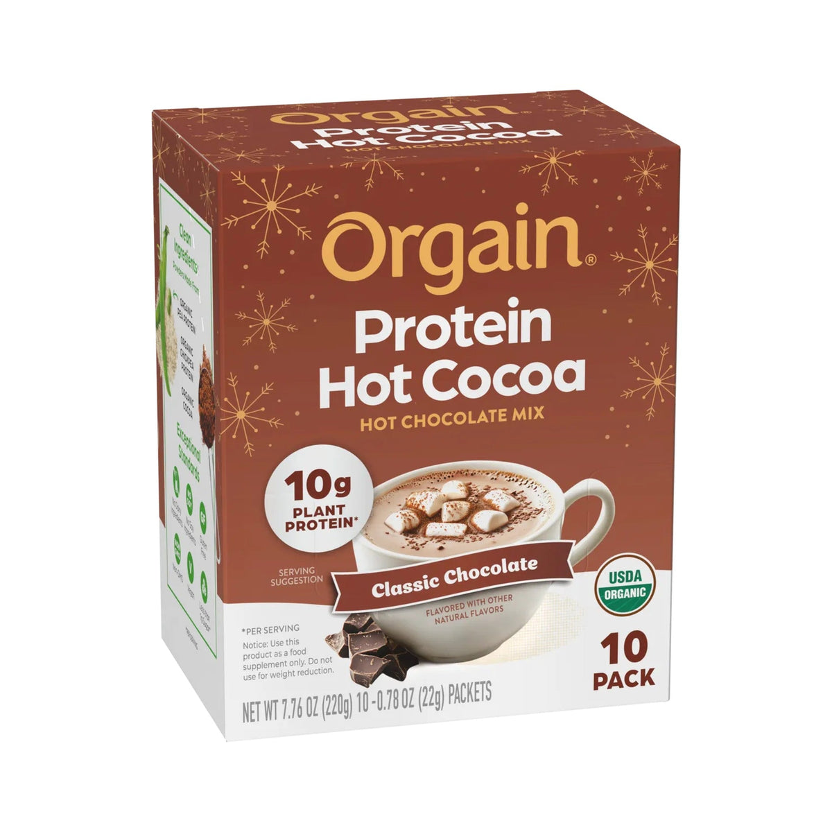 Orgain Chocolate Caliente Con Proteína Clásico