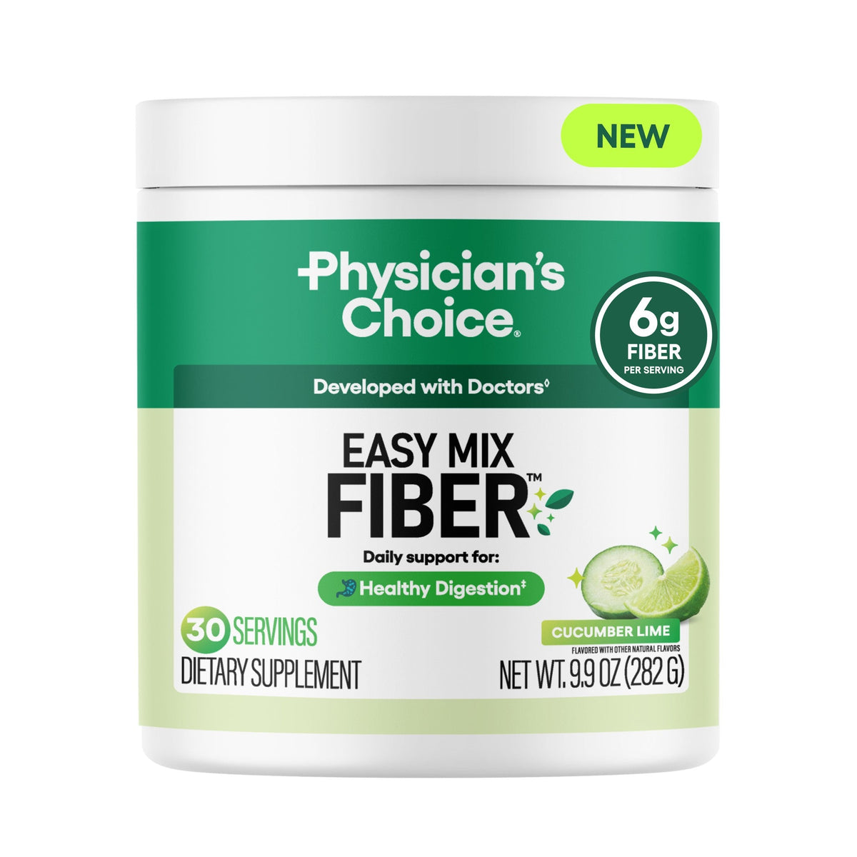 Physician's Choice Fibra en Polvo Pepino y Lima