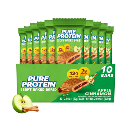 Pure Protein Barras Suaves De Proteína Manzana Y Canela