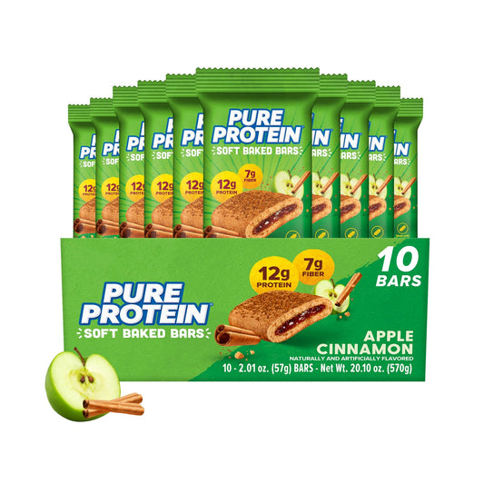 Pure Protein Barras Suaves De Proteína Manzana Y Canela