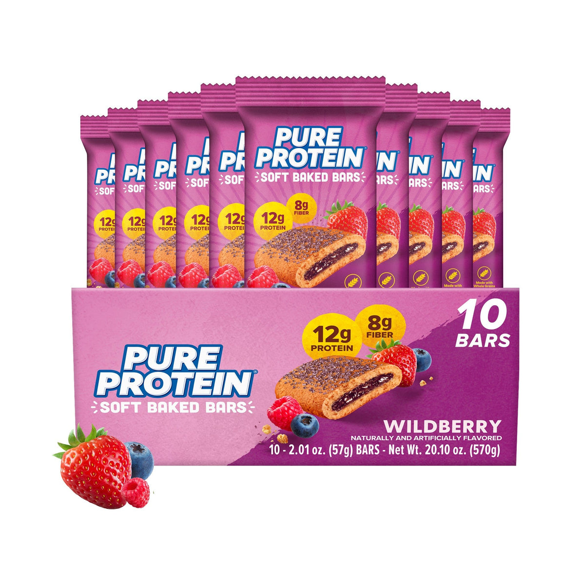 Pure Protein Barras Suaves De Proteína Frutos Silvestres
