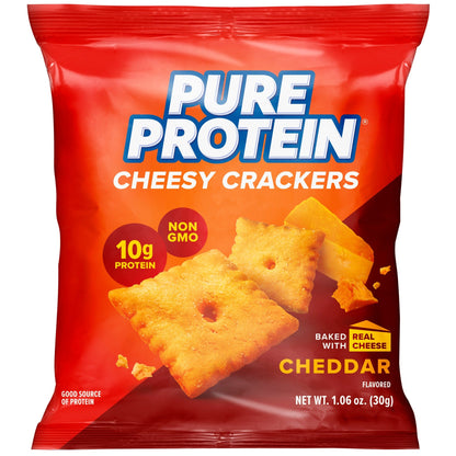 Pure Protein Galletas Saladas Con Proteína Cheddar