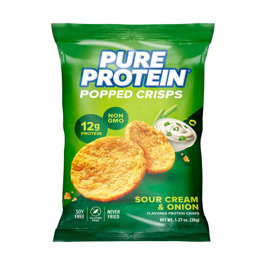 Pure Protein Crujientes Con Proteína Crema Ácida Y Cebolla