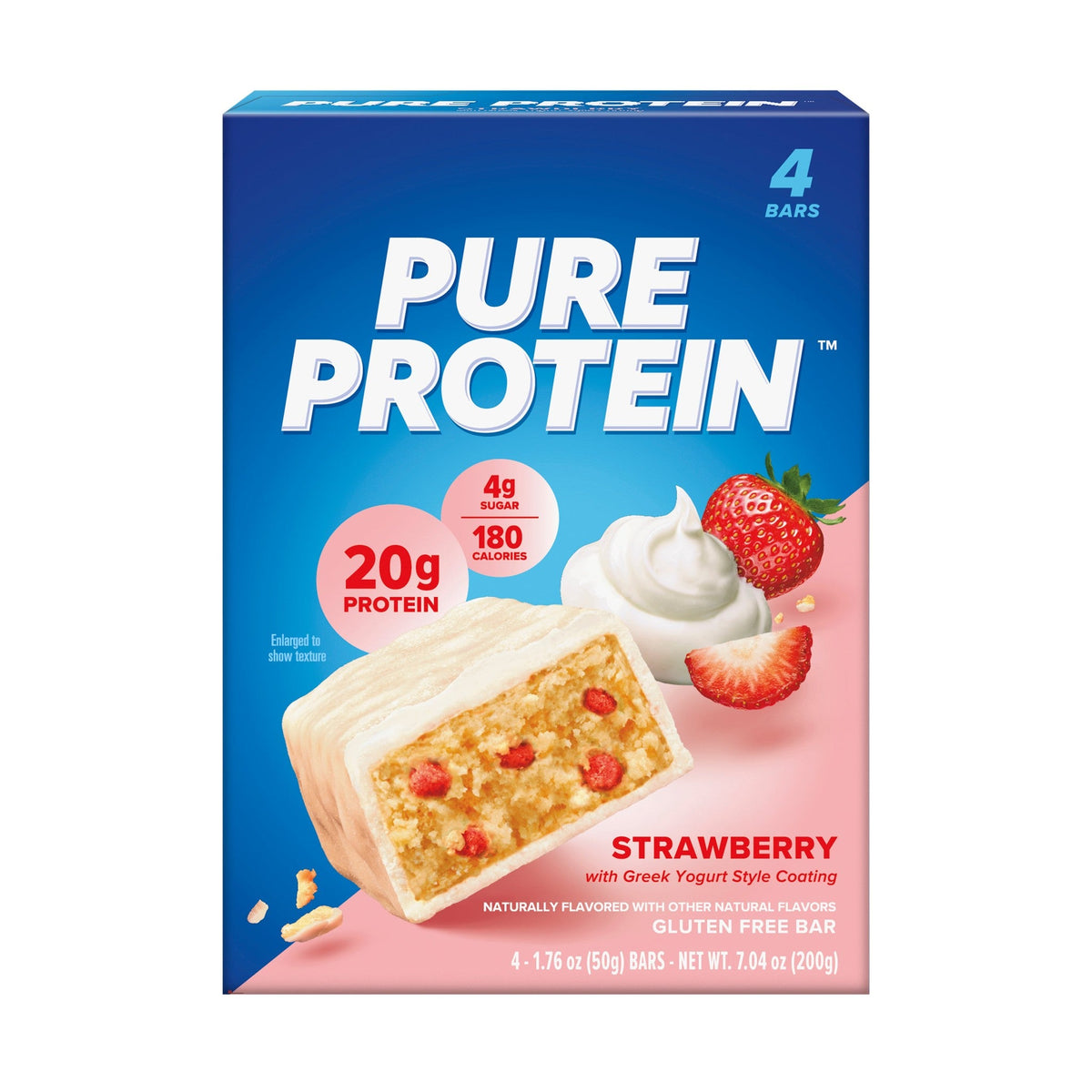 Pure Protein Barra De Proteína Yogurt Griego De Fresa