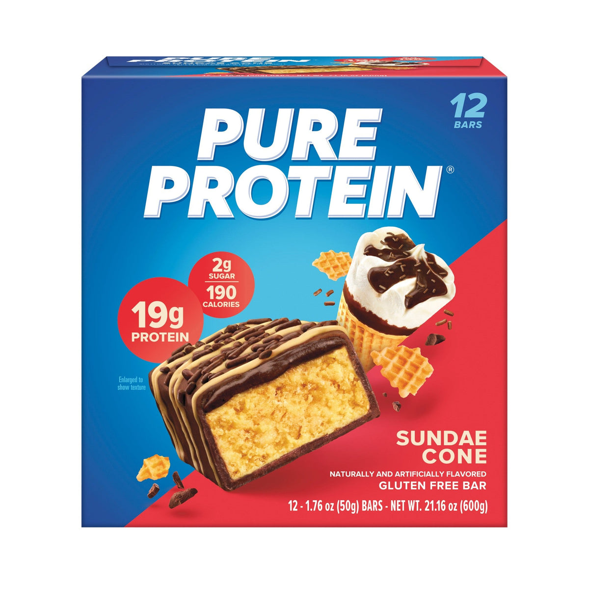 Pure Protein Barra De Proteína Cono De Helado Sundae