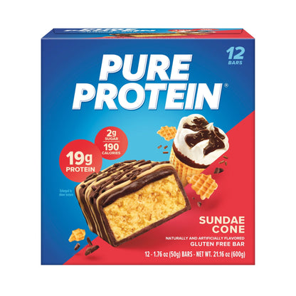 Pure Protein Barra De Proteína Cono De Helado Sundae