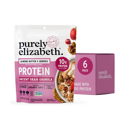 Purely Elizabeth Granola con Proteína Crema de Almendra y Moras