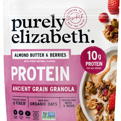 Purely Elizabeth Granola con Proteína Crema de Almendra y Moras