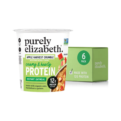 Purely Elizabeth Vaso de Avena con Proteína Apple Harvest Crumble