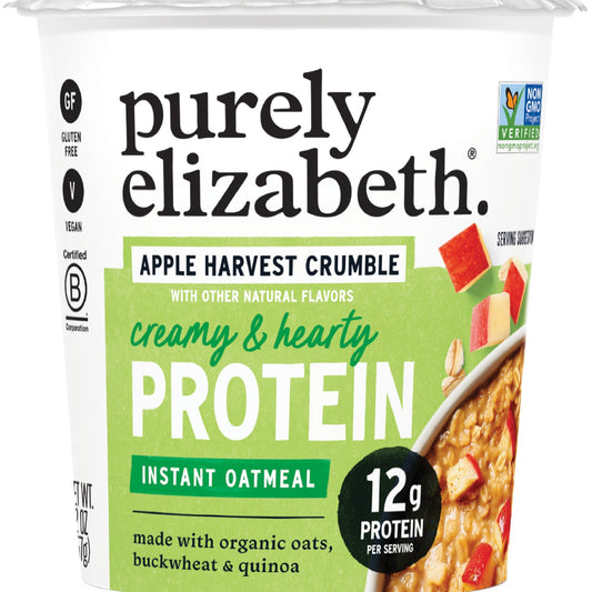 Purely Elizabeth Vaso de Avena con Proteína Apple Harvest Crumble