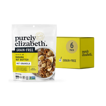 Purely Elizabeth Granola Sin Granos Plátano y Crema de Nuez