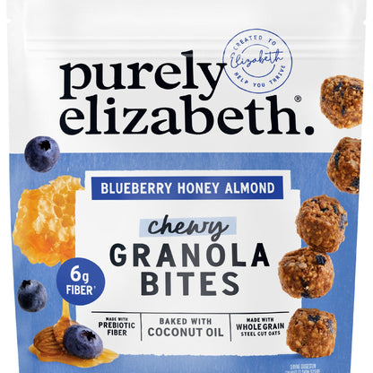 Purely Elizabeth Bocaditos de Granola Mora Azul, Miel y Almendra