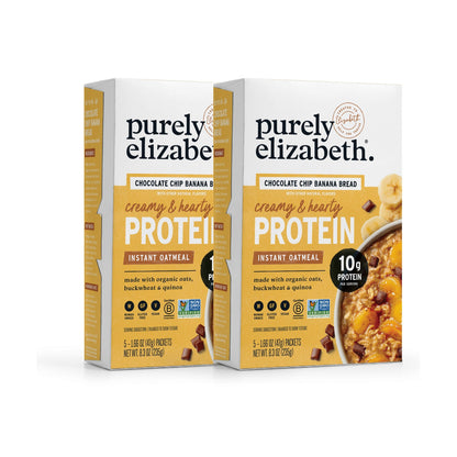Purely Elizabeth Avena Instantánea con Proteína Pan de Plátano con Chispas