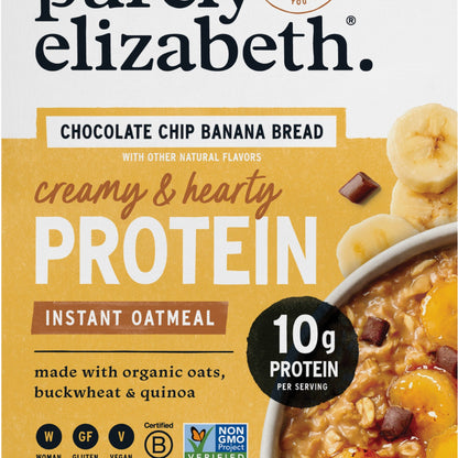 Purely Elizabeth Avena Instantánea con Proteína Pan de Plátano con Chispas